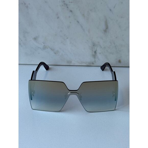NEW Dior DiorClub M5U Rimless Square Sunglasses Gold Mirror main image 10